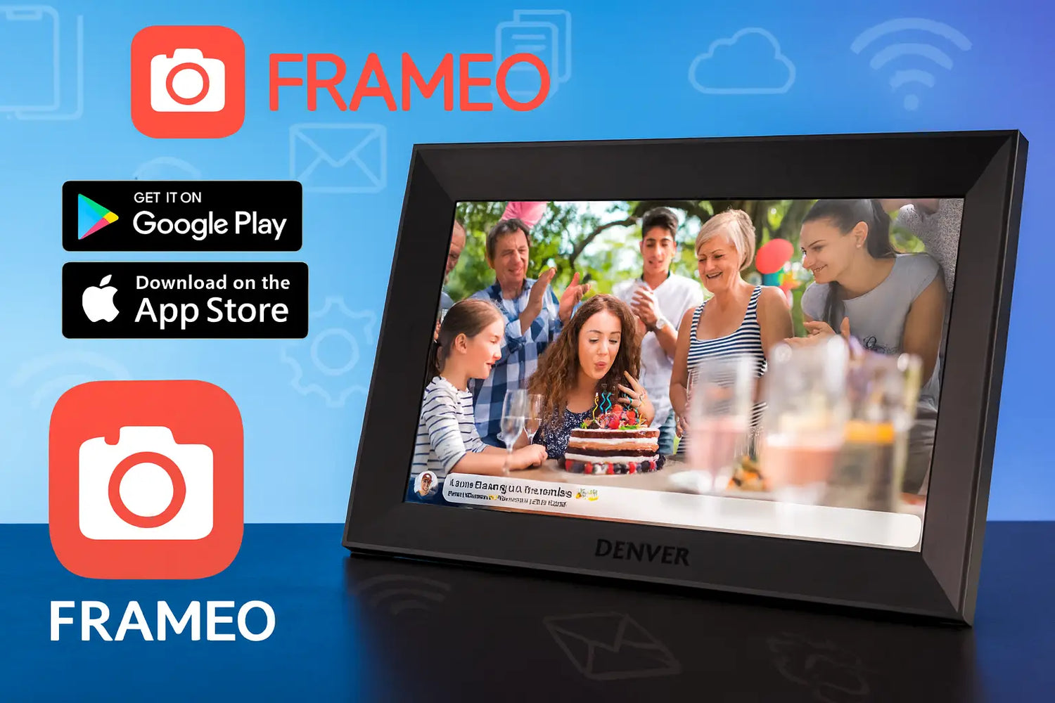 Digitale Nähe – Erinnerungen teilen mit der FRAMEO App