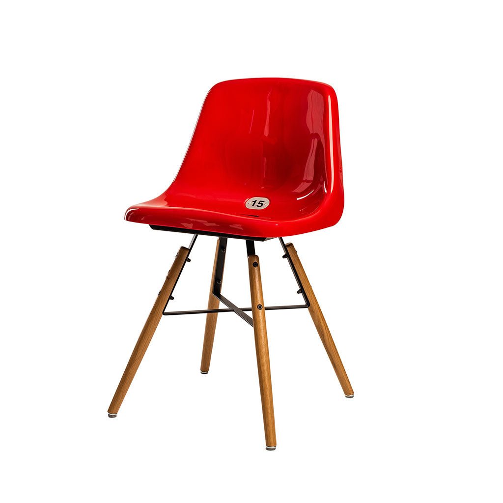 STADICHAIR mit Stadionsitz in FEUERROT - 50cm Sitzhöhe