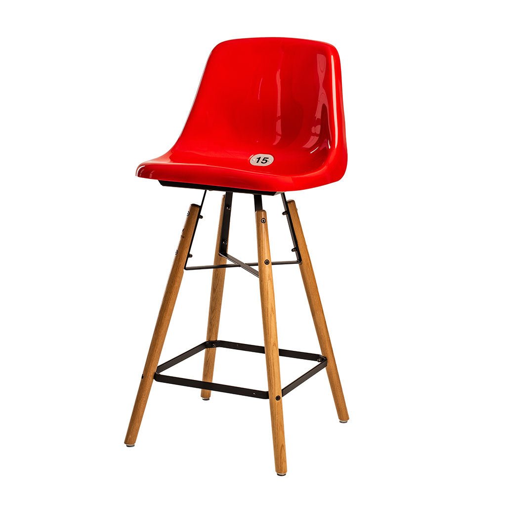 STADICHAIR mit Stadionsitz in FEUERROT - 75cm Sitzhöhe