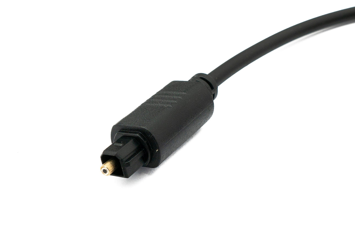 Audio Toslink Kabel 80 cm Stecker zu Stecker Optisches Digital | System-S