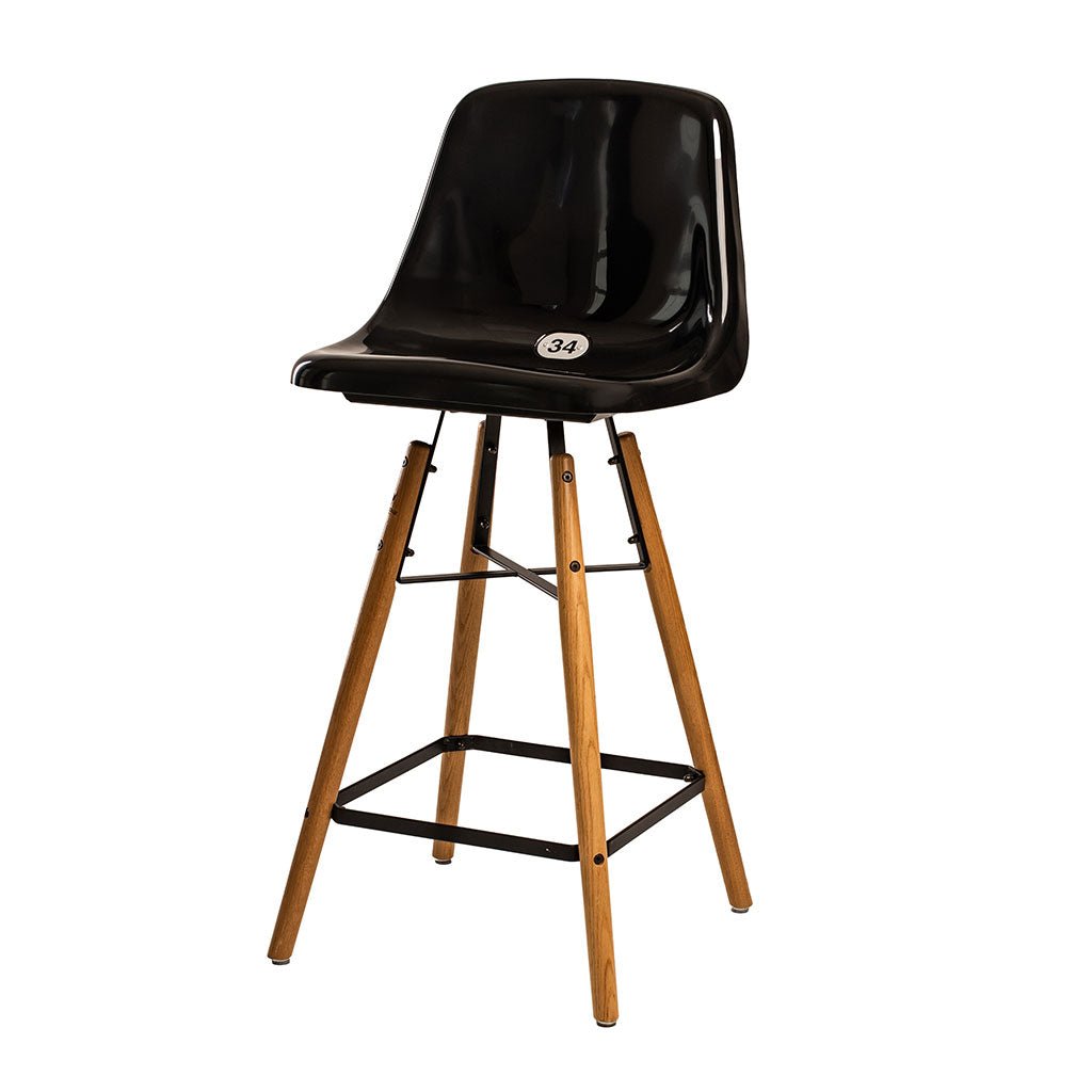 STADICHAIR mit Stadionsitz in SCHWARZ - 75cm Sitzhöhe