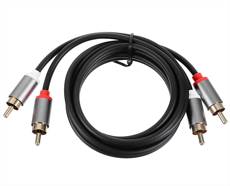 Premium Cinch Kabel Audio AUX 2 Stecker RCA Stereo HiFi