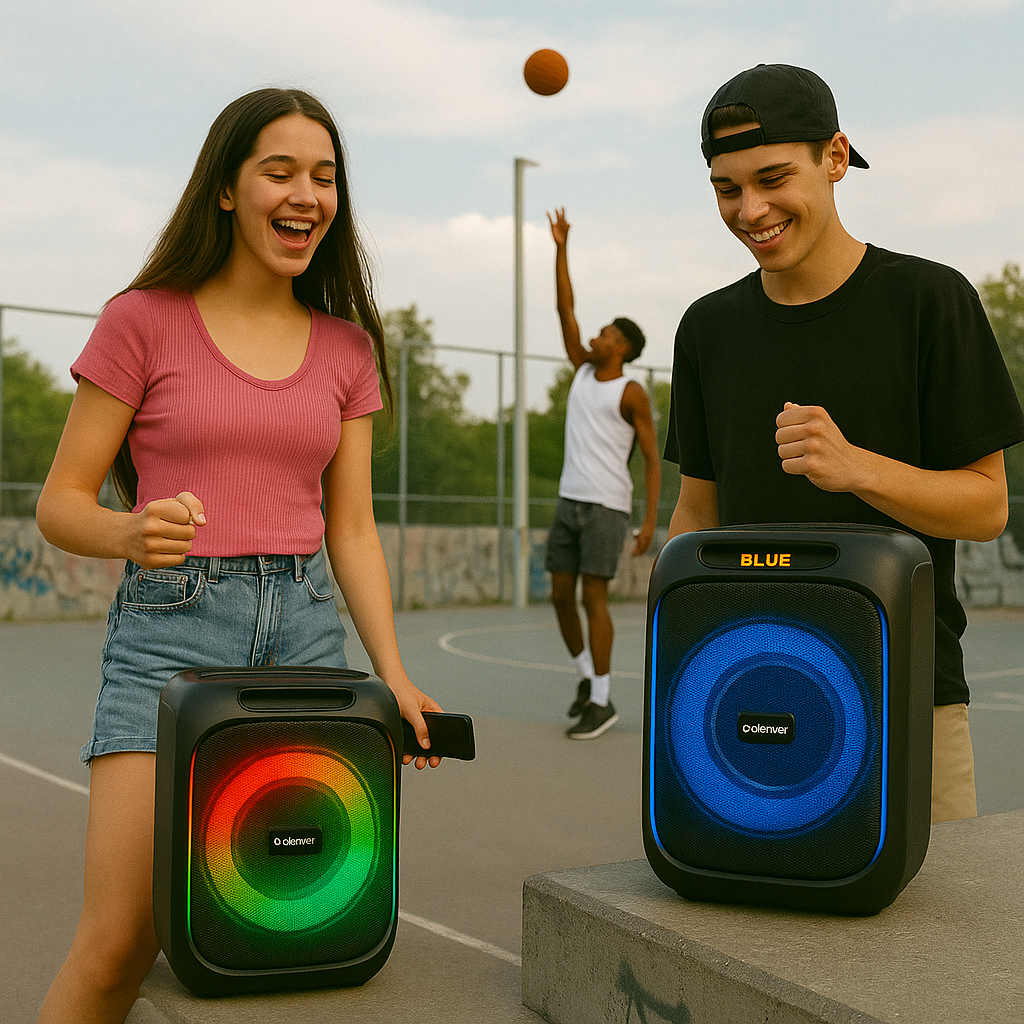 DENVER BPS 165 – Kompakter Bluetooth Partylautsprecher
