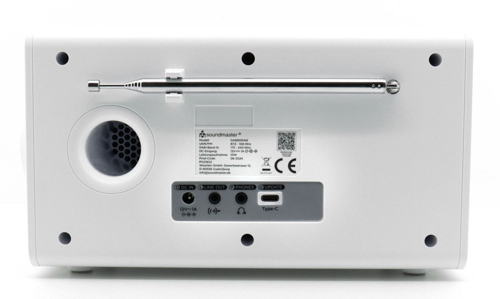 Soundmaster DAB900 Digitalradio mit DAB+ & UKW/FM Bluetooth