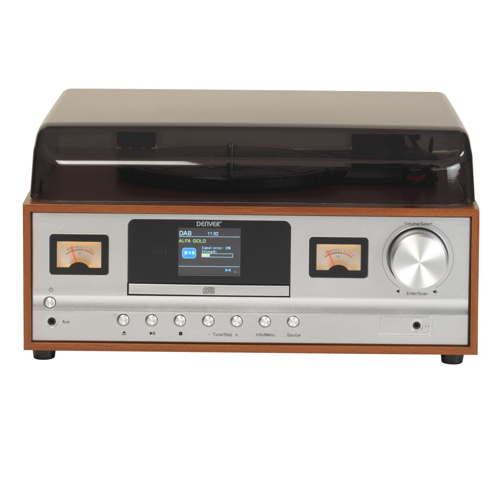 Denver MRD-52LW Light Wood – Retro Musikcenter mit DAB+