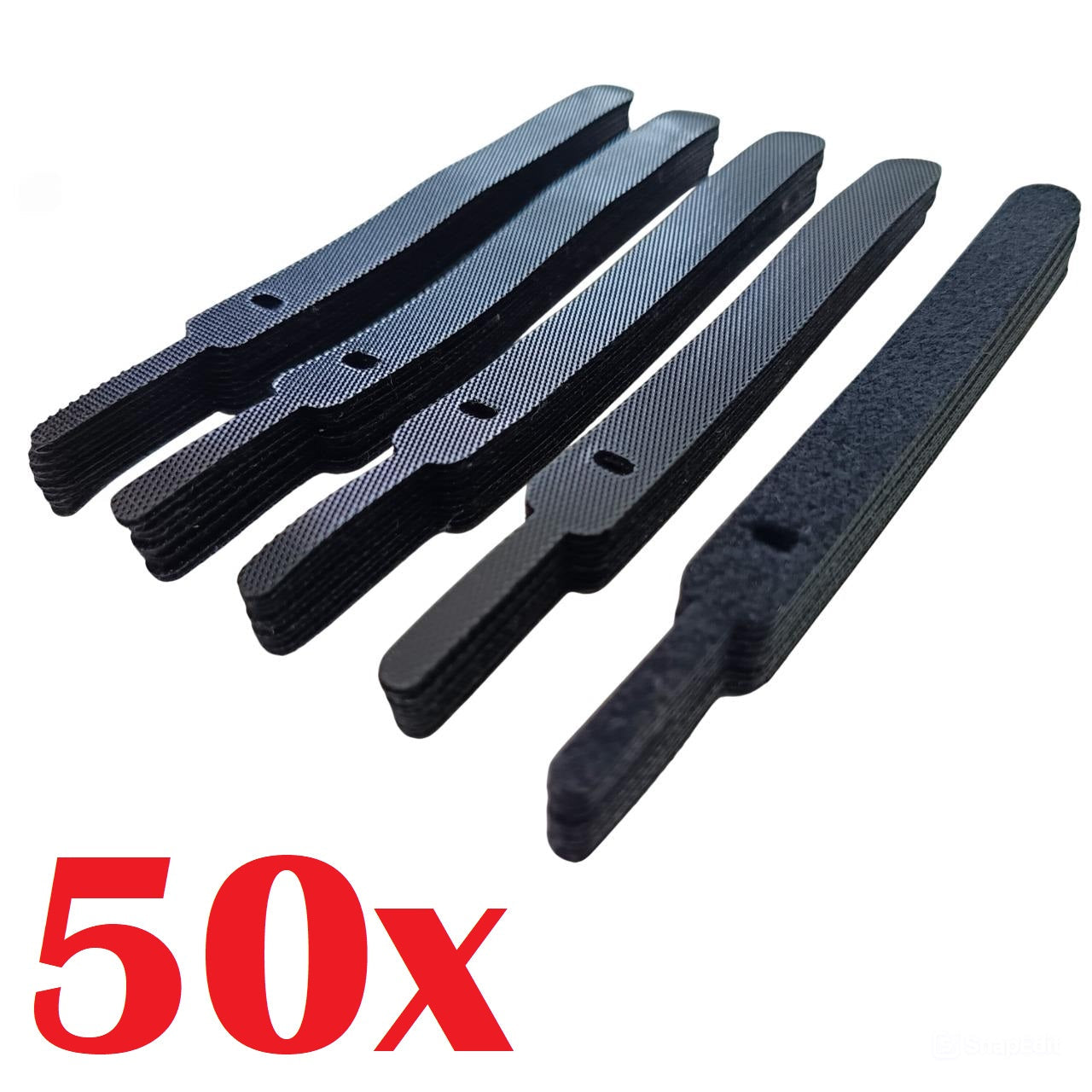 50x Klett Kabelbinder Klettbinder Klettband Klettverschluss
