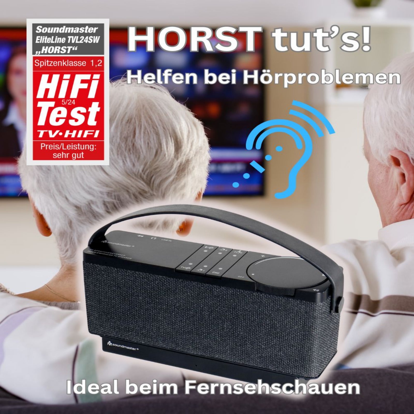 Soundmaster HORST TVL24SW – TV-Lautsprecher