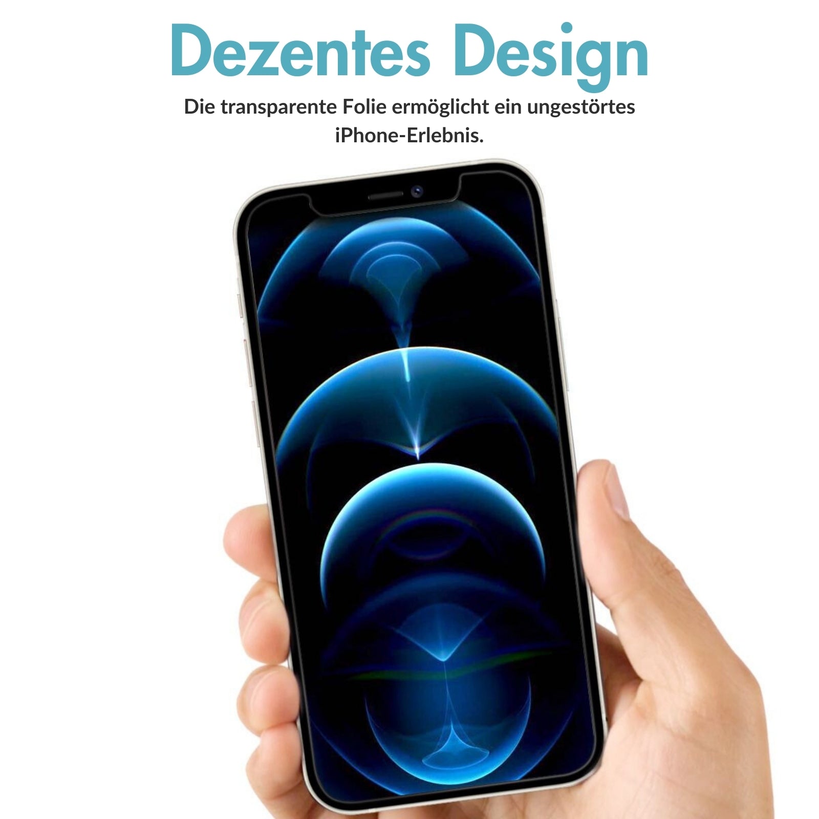 MonkeyTEC 3er-Set Blendschutzfolie 9H Augenschutz