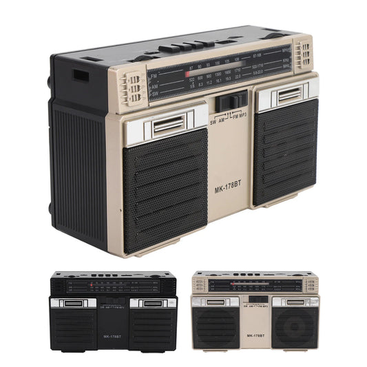 Retro-Design Radio mit Bluetooth & integriertem Akku –