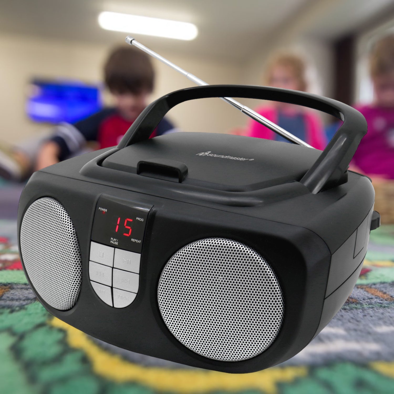 Soundmaster SCD1400 tragbarers Radio mit CD-Player