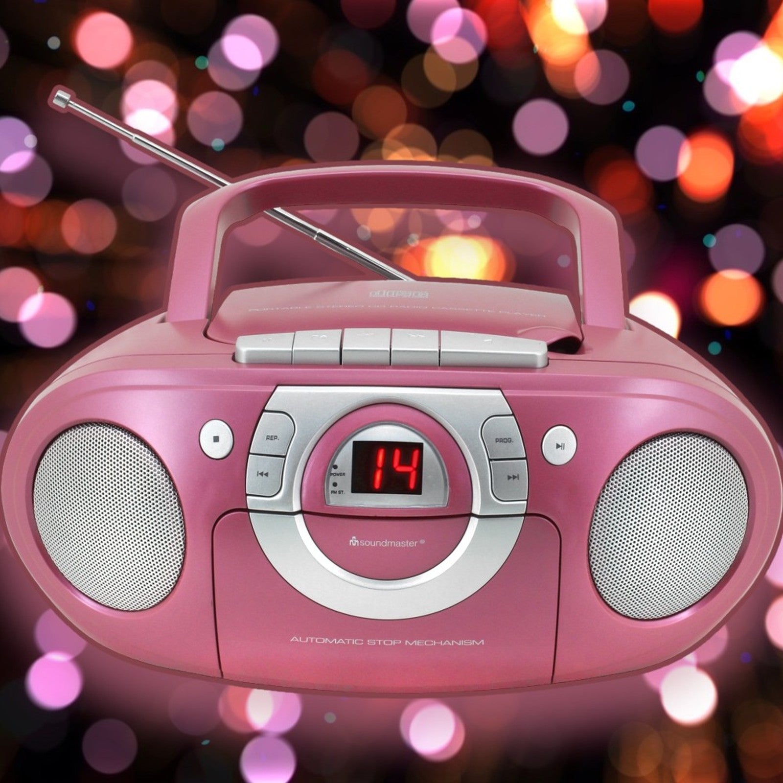 Soundmaster SCD5100PI tragbarer CD-Player Radio