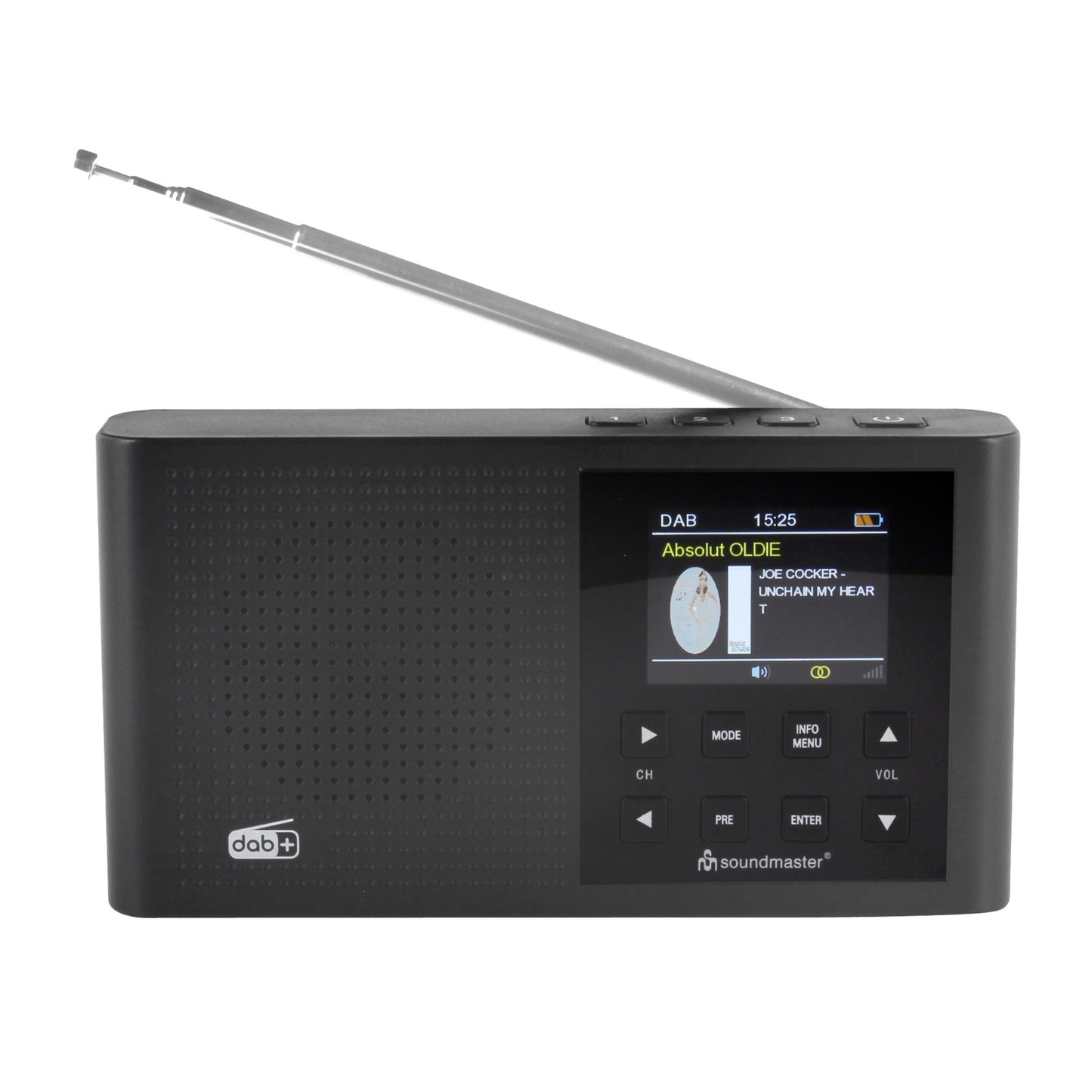 Soundmaster DAB165SW kleines Digitalradio DAB+ UKW-RDS