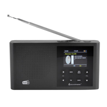 Soundmaster DAB165SW kleines Digitalradio DAB+ UKW-RDS