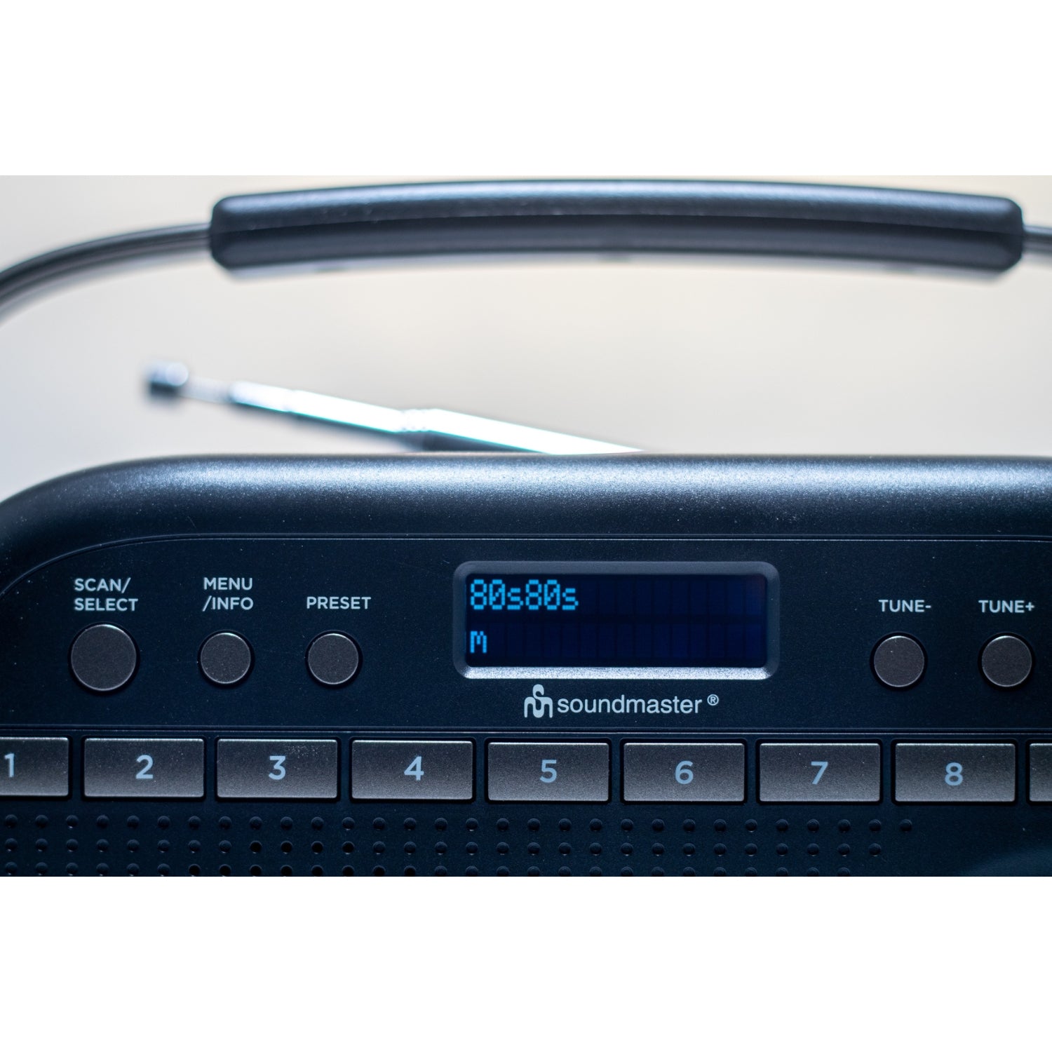 Soundmaster DAB280SW tragbares Digitalradio DAB + UKW-RDS