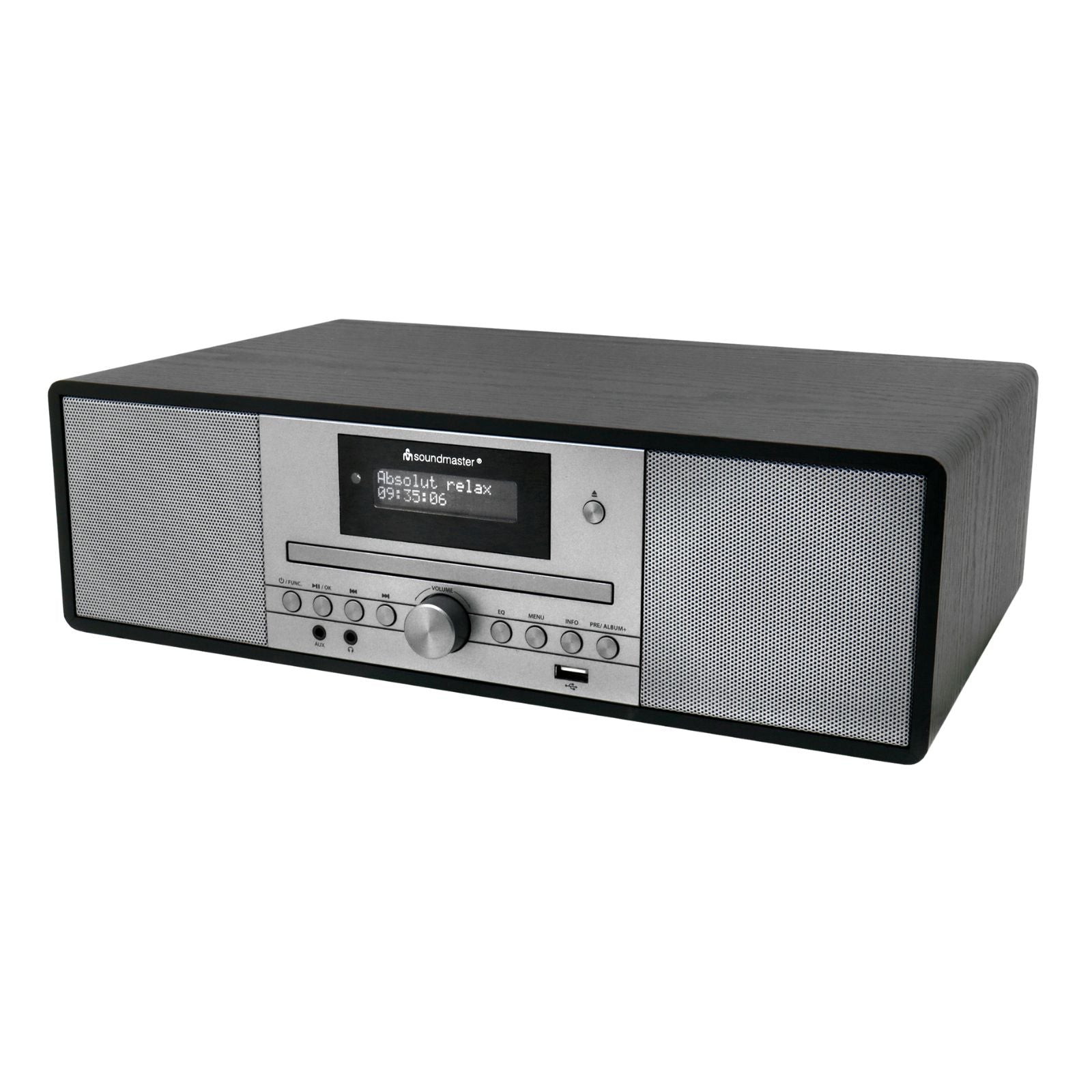 Soundmaster DAB980SW Stereo Kompaktanlage DAB + /UKW CD‑MP3