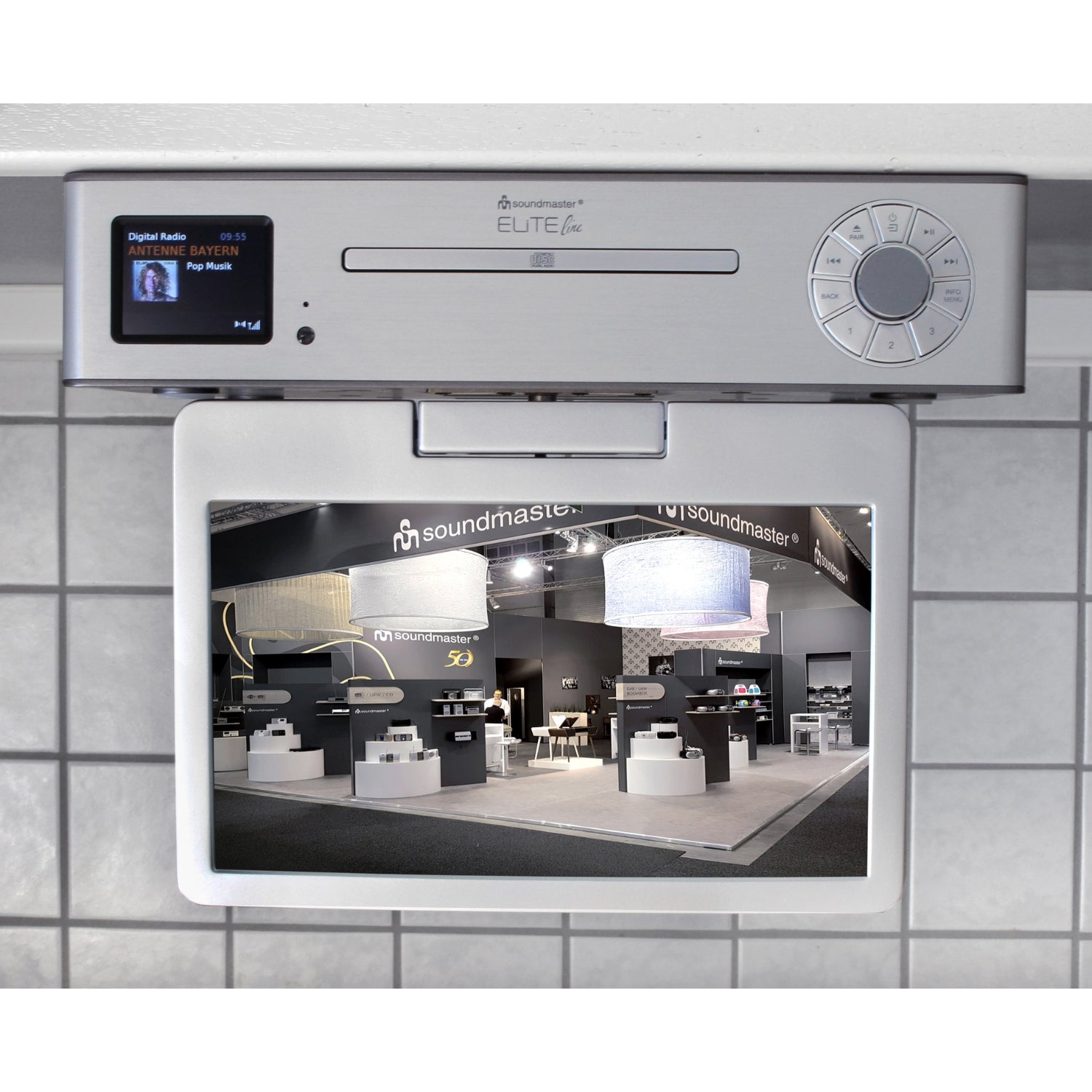 Soundmaster EliteLine KTD1020SI Unterbau-Küchenradio