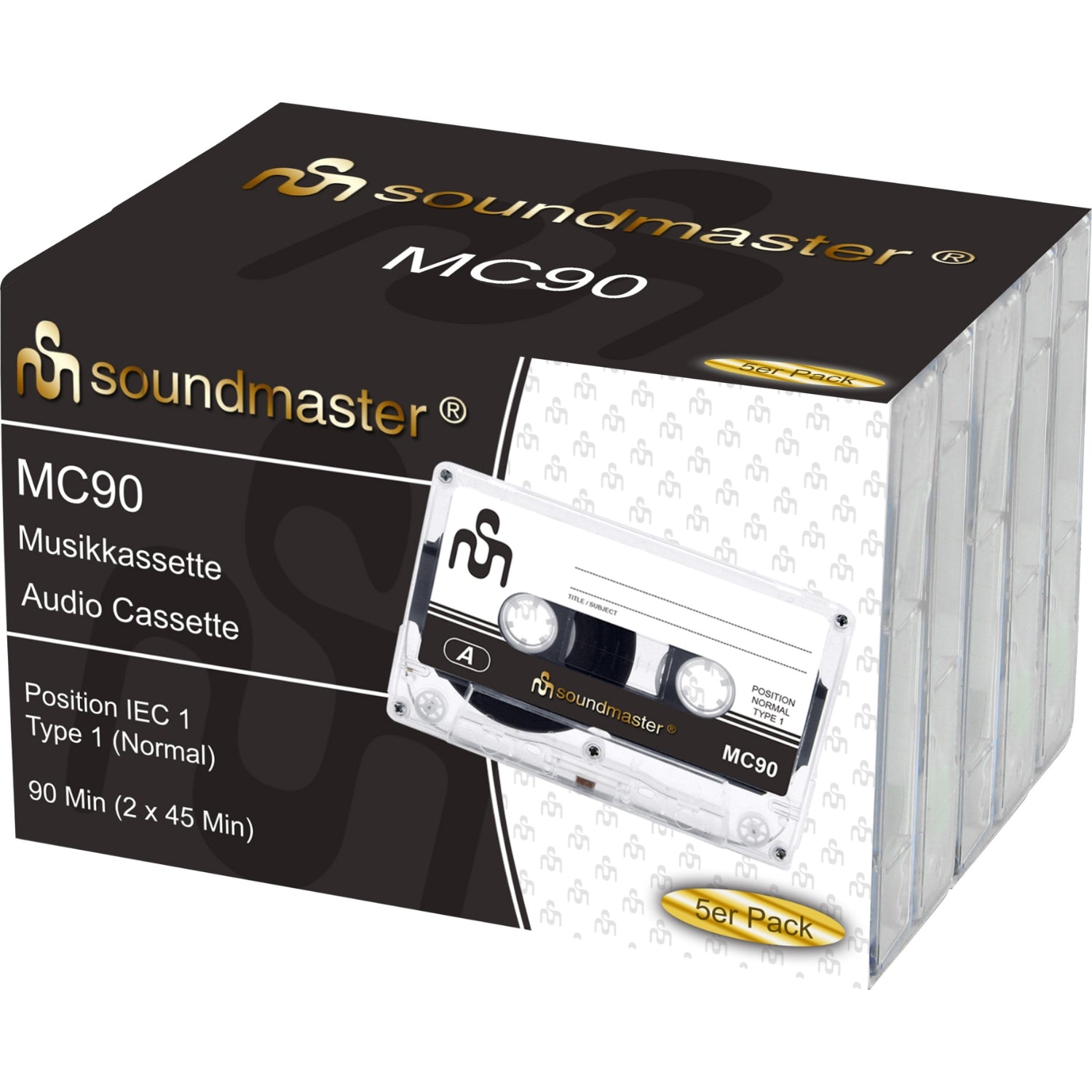 Soundmaster MC905P Leerkassetten Audiokassetten