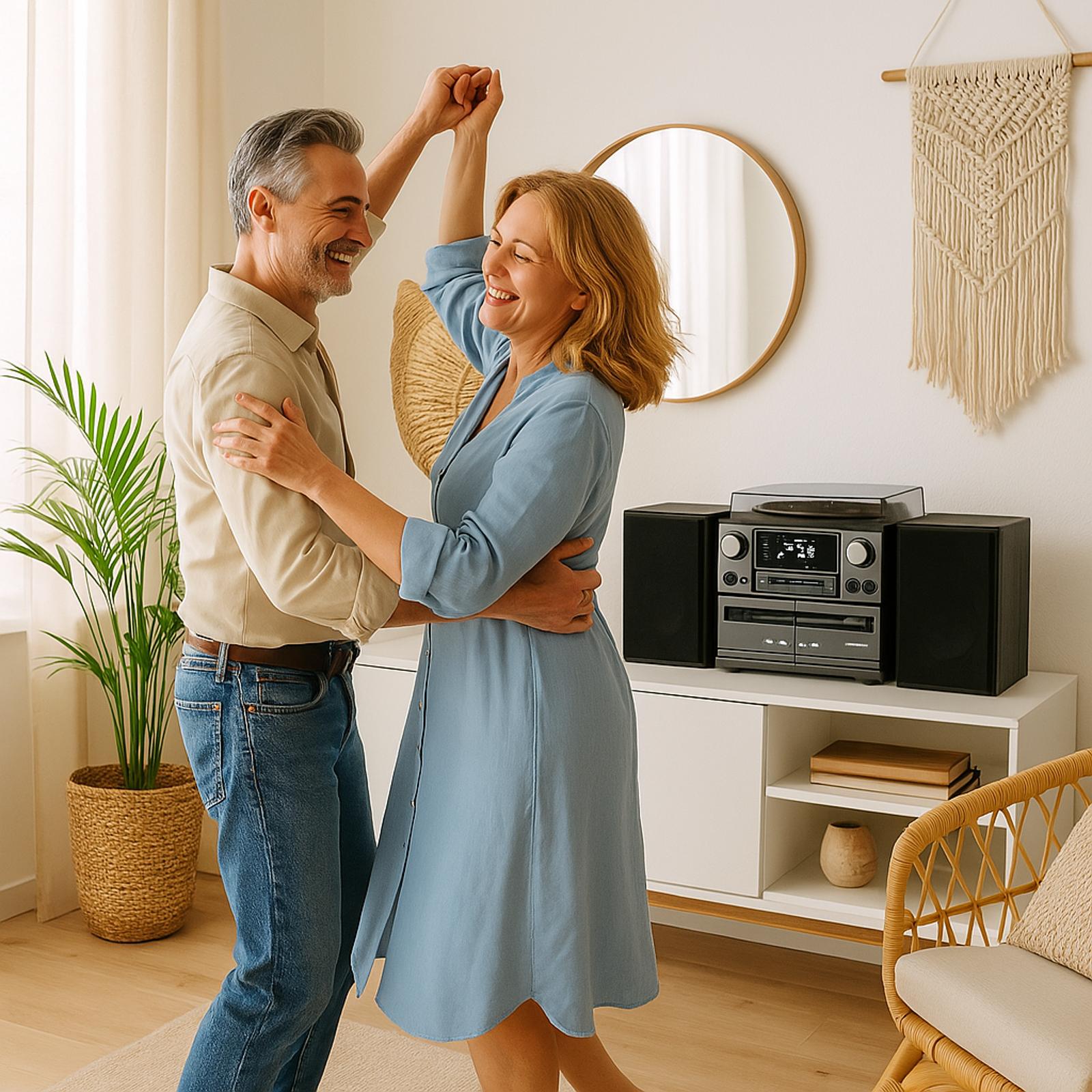 Soundmaster MCD5600 Stereoanlage mit Plattenspieler DAB+