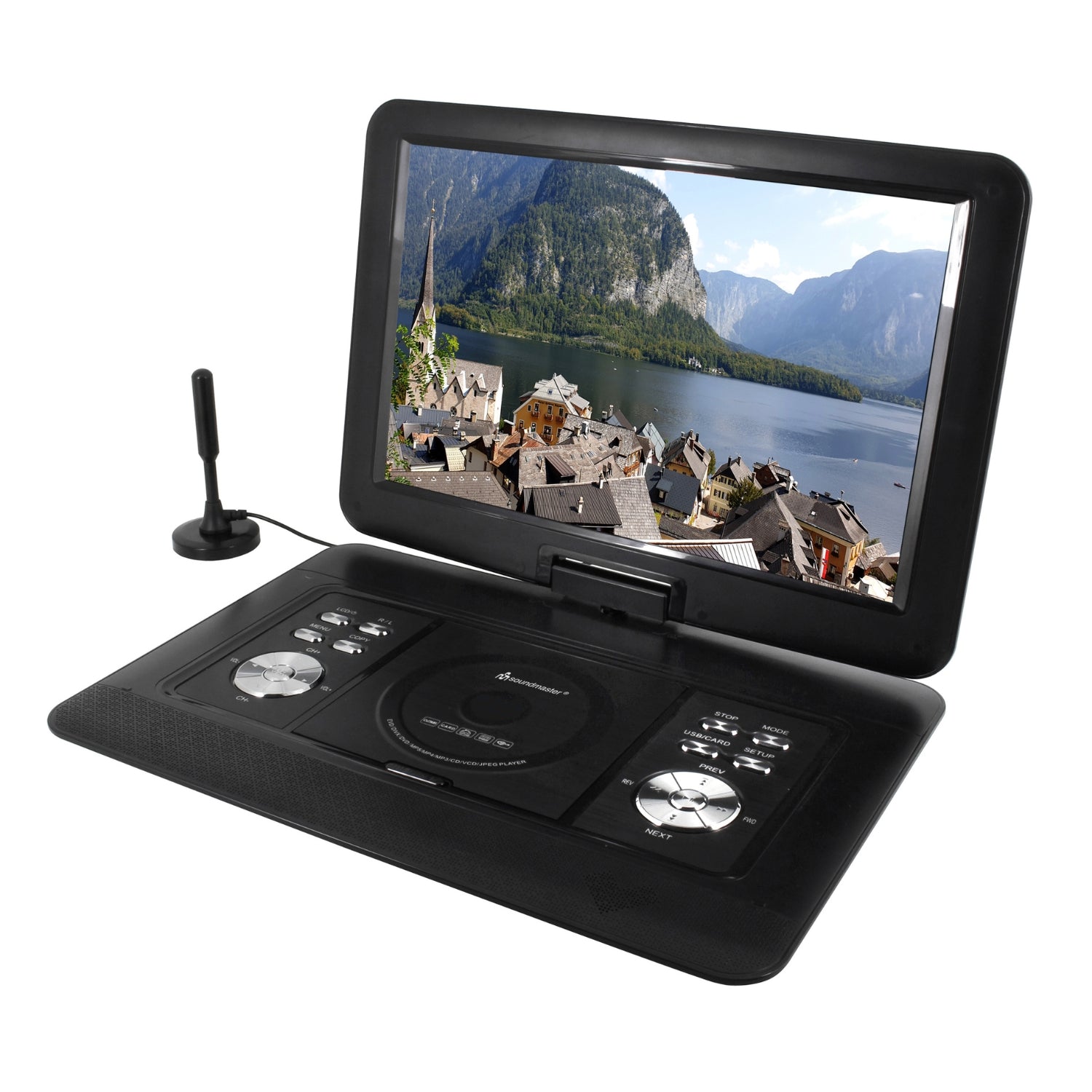 Soundmaster PDB1600SW tragbarer DVD-Player mit DVB-T2