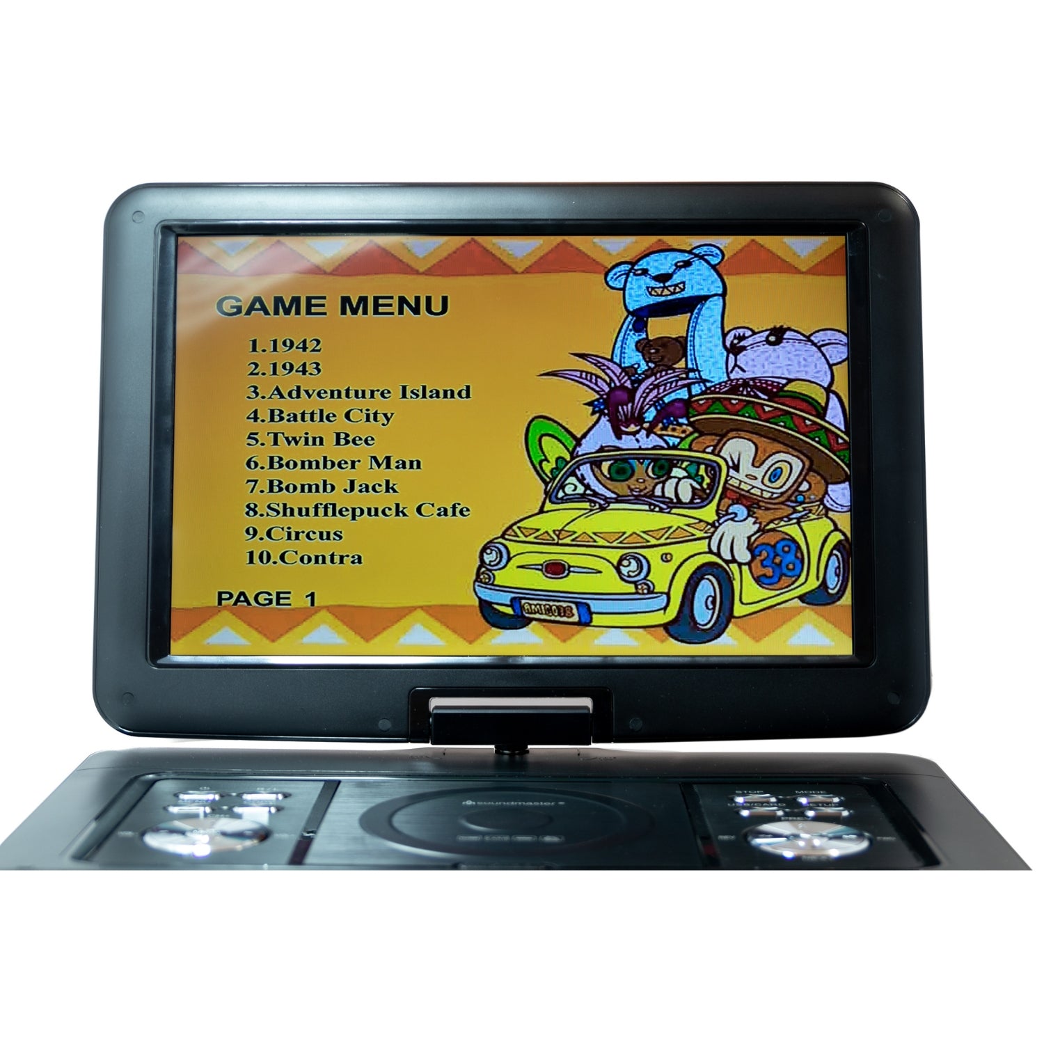 Soundmaster PDB1600SW tragbarer DVD-Player mit DVB-T2