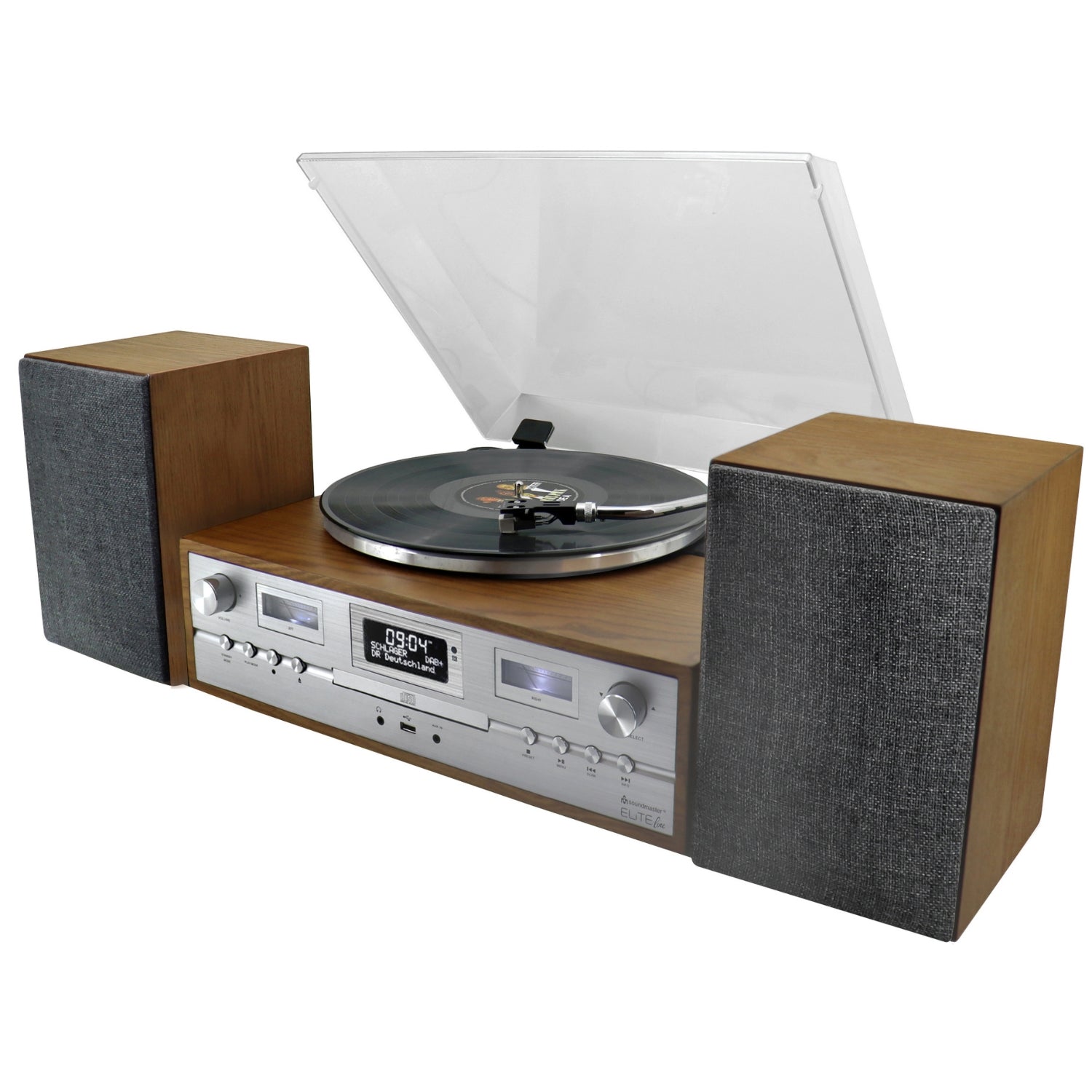 Soundmaster Eliteline PL895 Retro HiFi-Anlage Audio