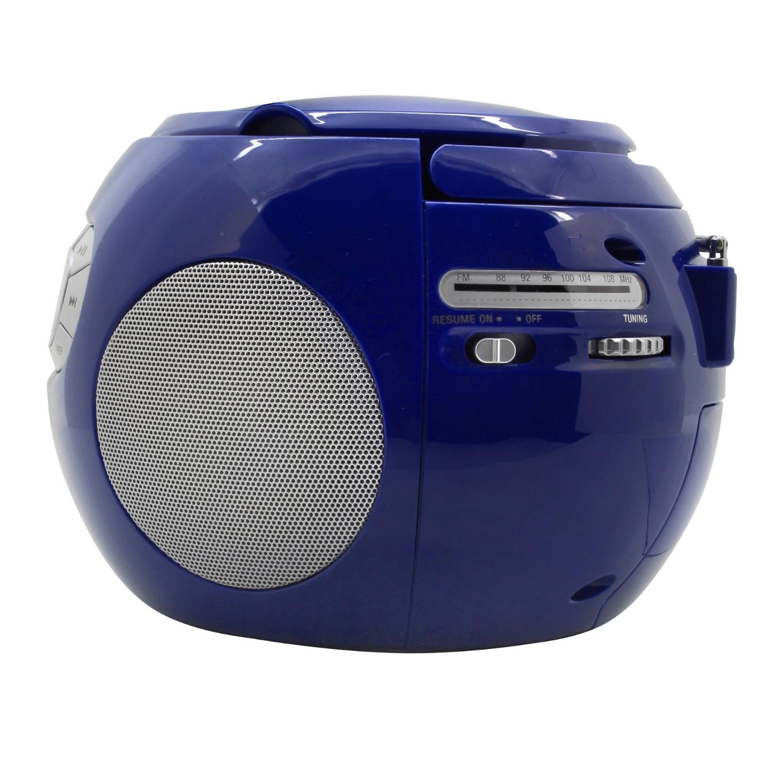 Soundmaster SCD2120BL Boombox tragbares Radio mit CD-Player