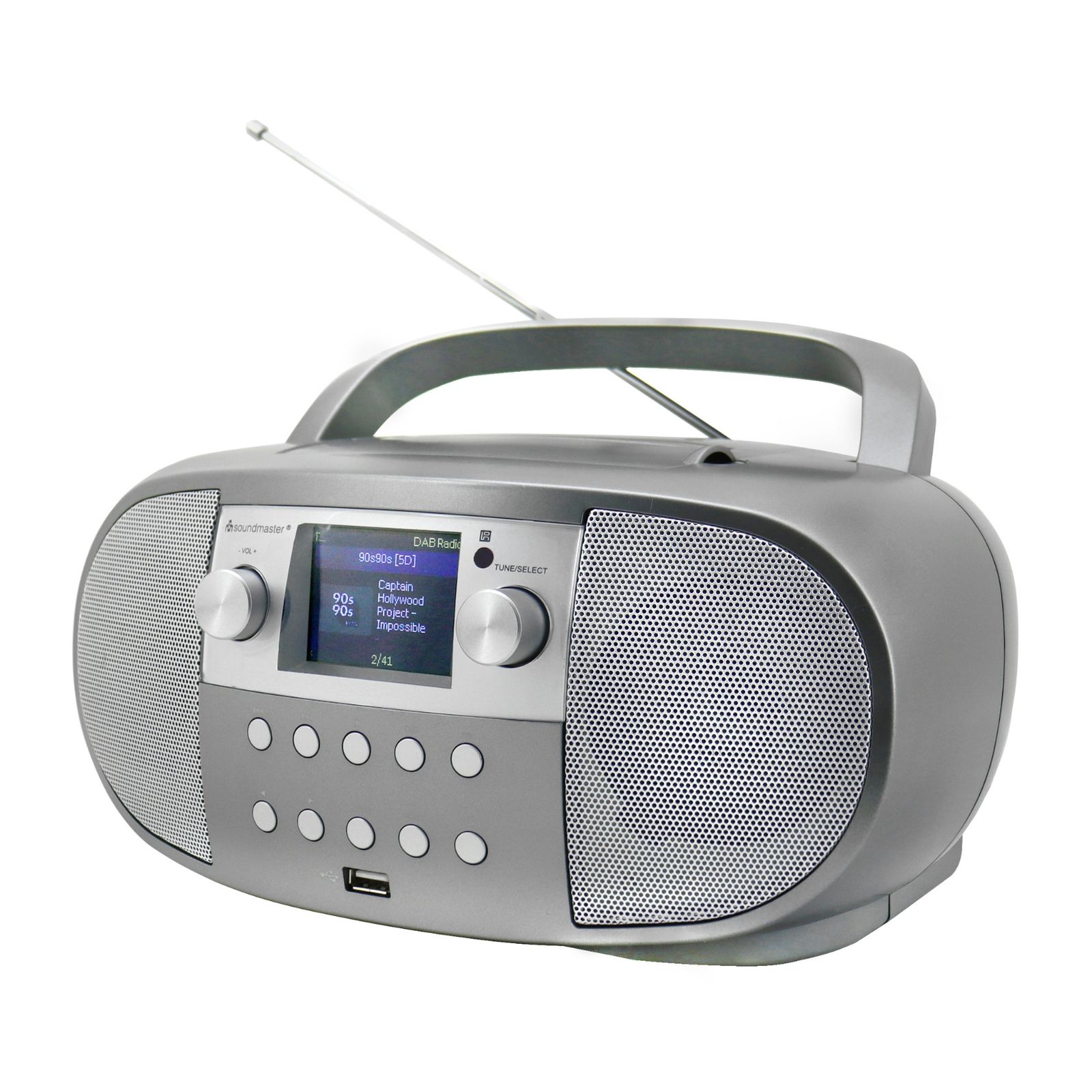 Soundmaster SCD7600TI tragbares Internetradio WLAN