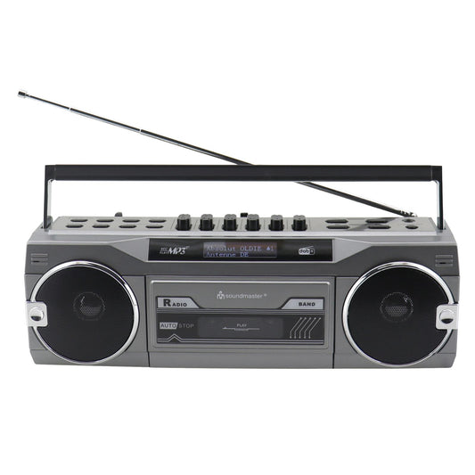Soundmaster SRR80 Retro Stereo Radiokassettenrekorder