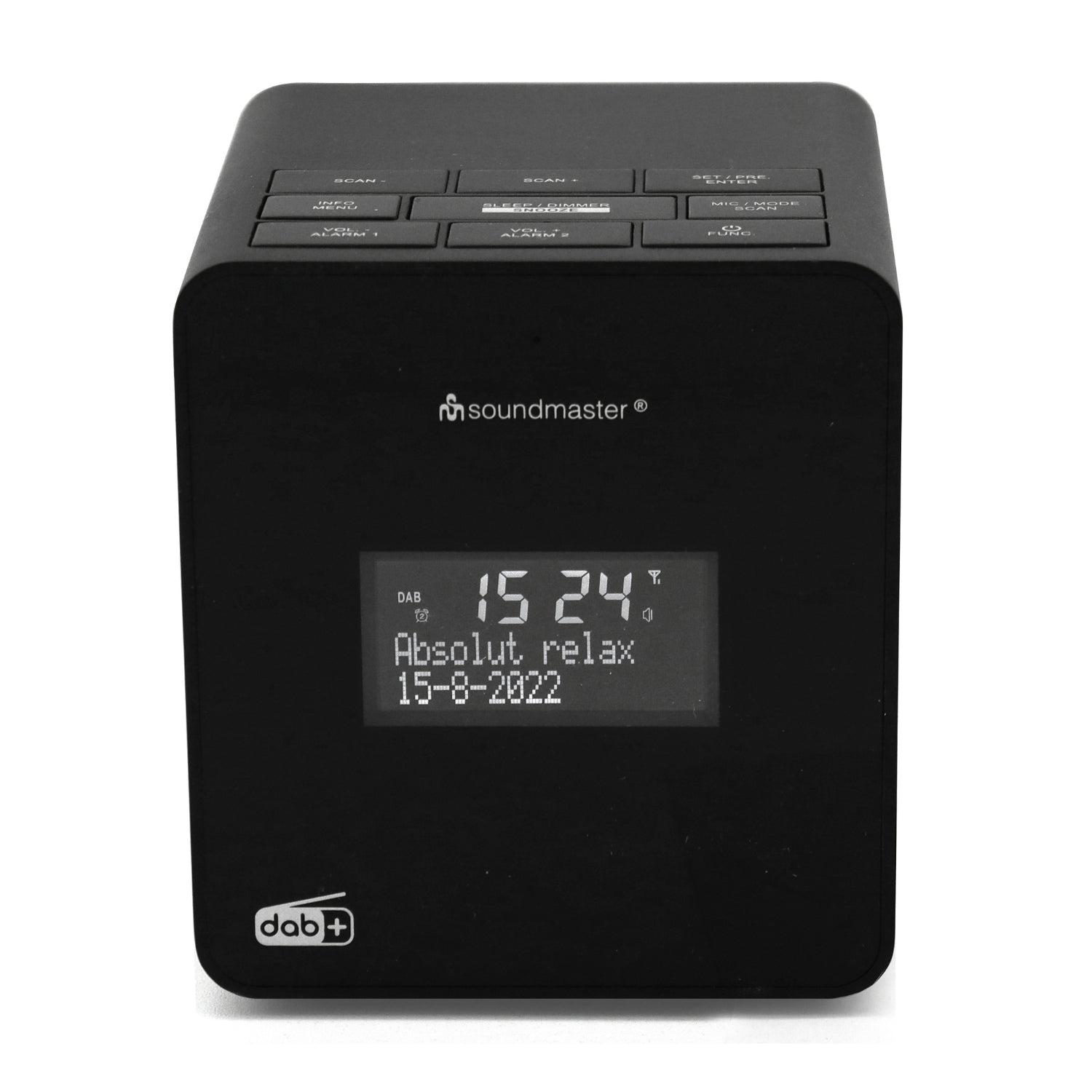 Soundmaster UR109SW Radiowecker Uhrenradio Wecker DAB + UKW