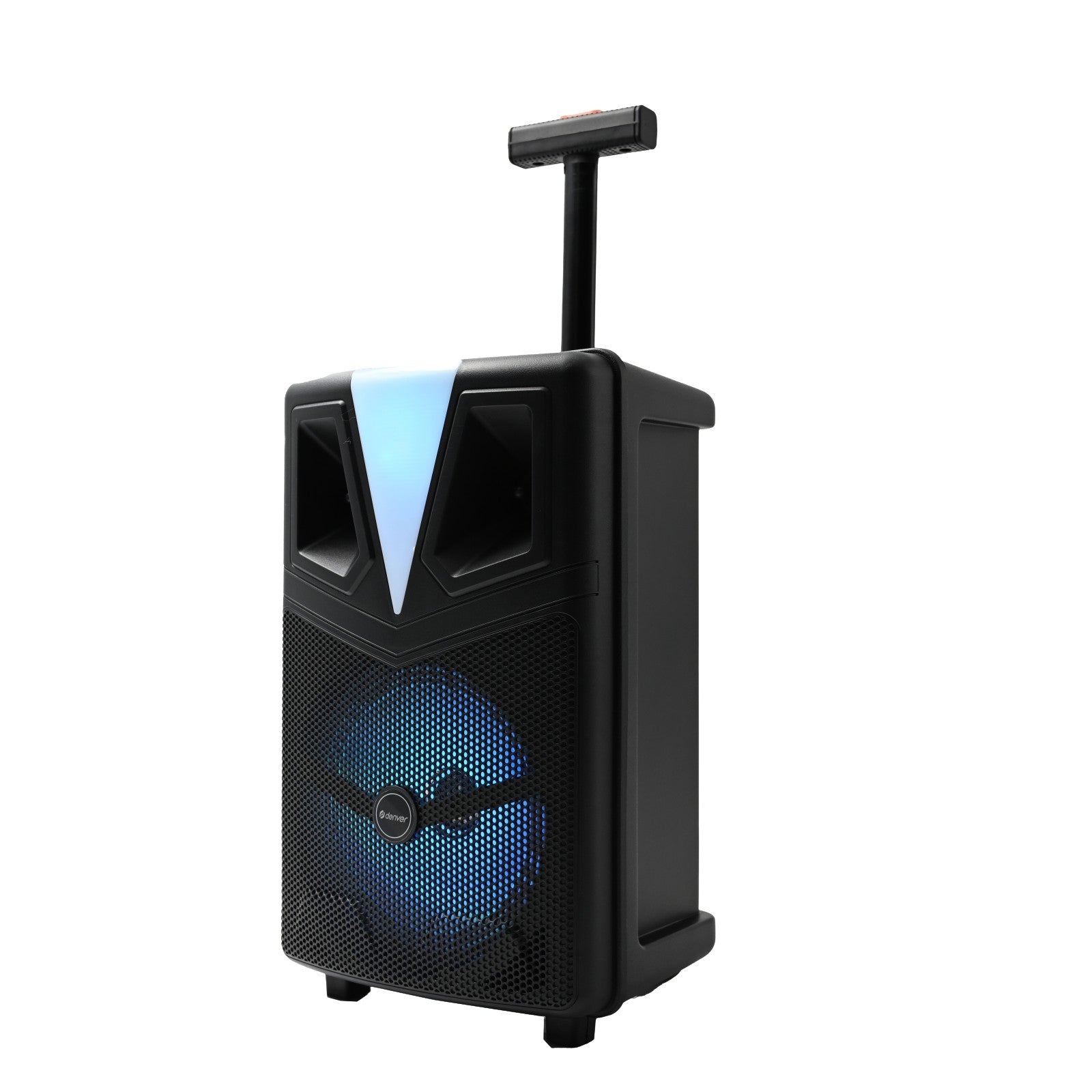 DENVER TSP-307 Bluetooth Trolley Lautsprecher 120W mit LED