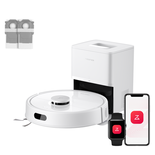 Roborock Q7 L5+ Set Saug- und Wischroboter mit Auto-Entleerungsstation mit zwei zusätzlichen Staubbeuteln