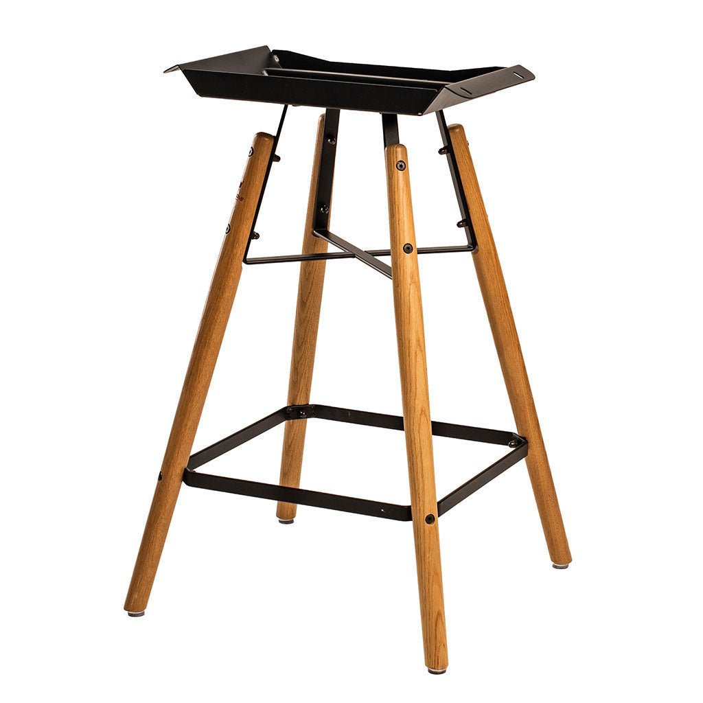 Stuhlgestell - TORWART - Schwarz Feinstruktur / 75cm