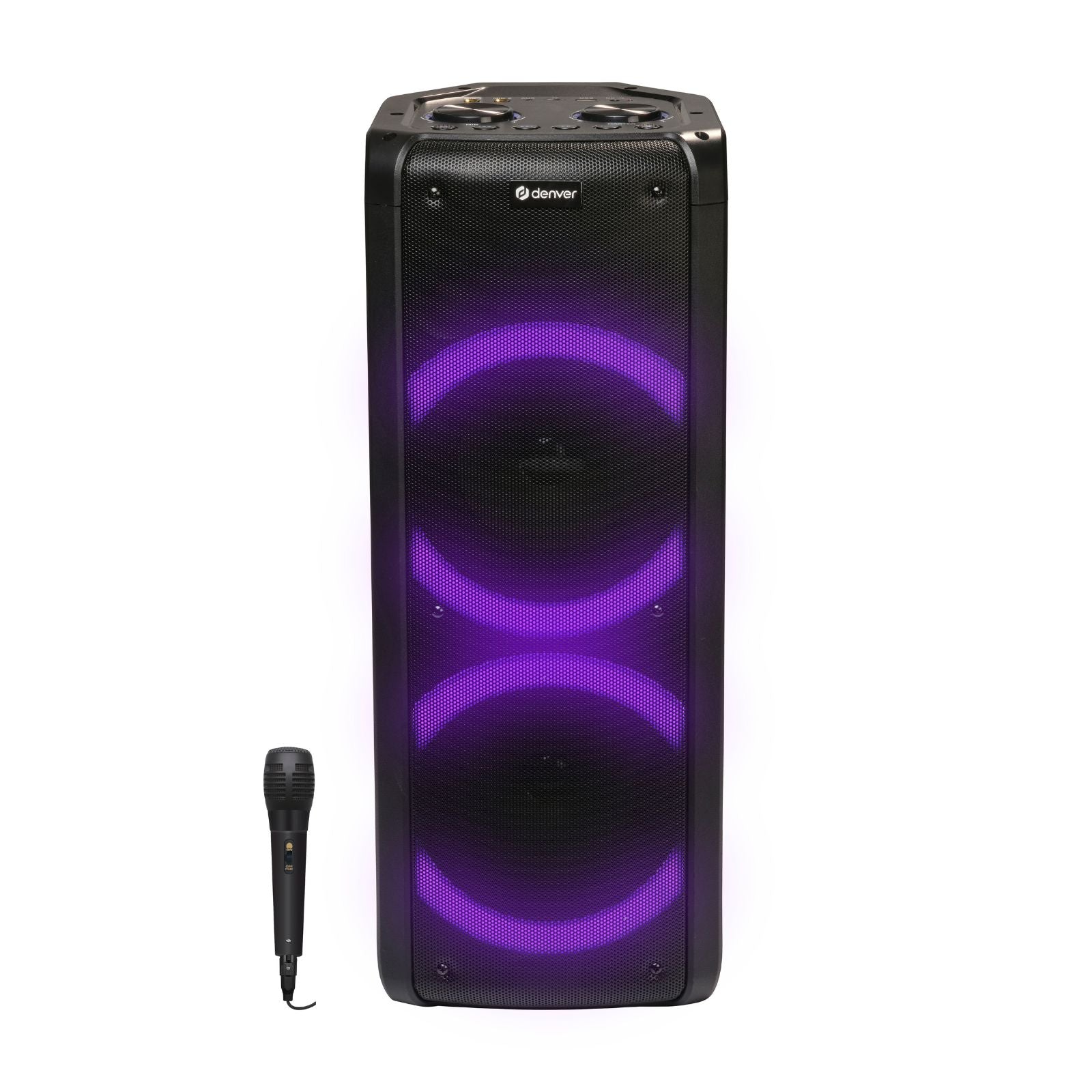DENVER BPS-352 – Karaoke Bluetooth-Partylautsprecher