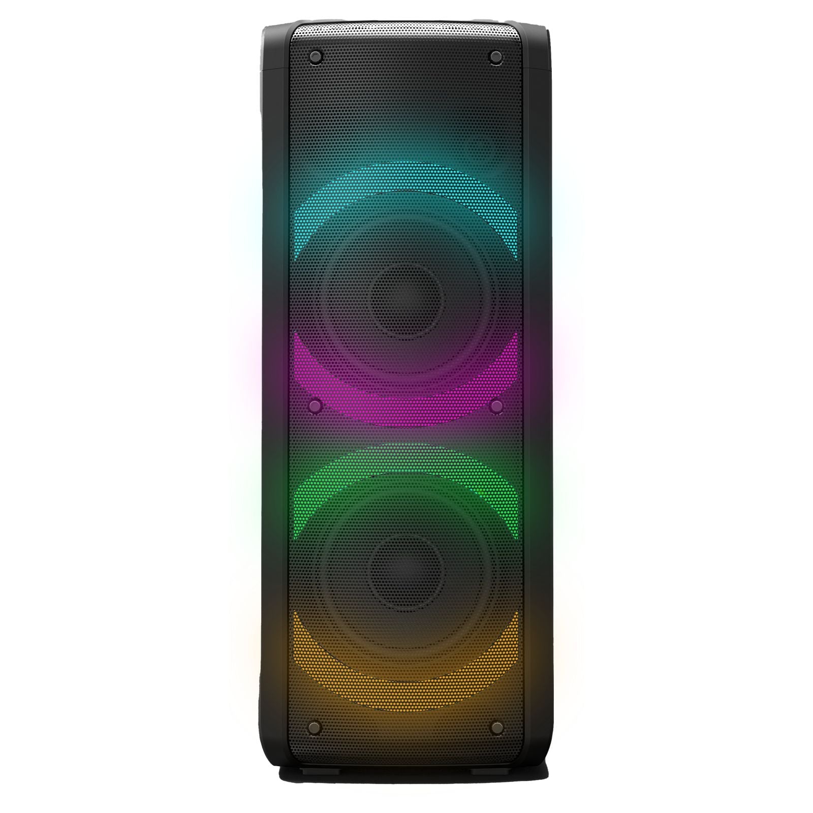 denver bps 352 karaoke bluetooth partylautsprecher mit led lichteffekten und mikrofon – Detailaufnahme – Produktbild von Soundmaxx Online