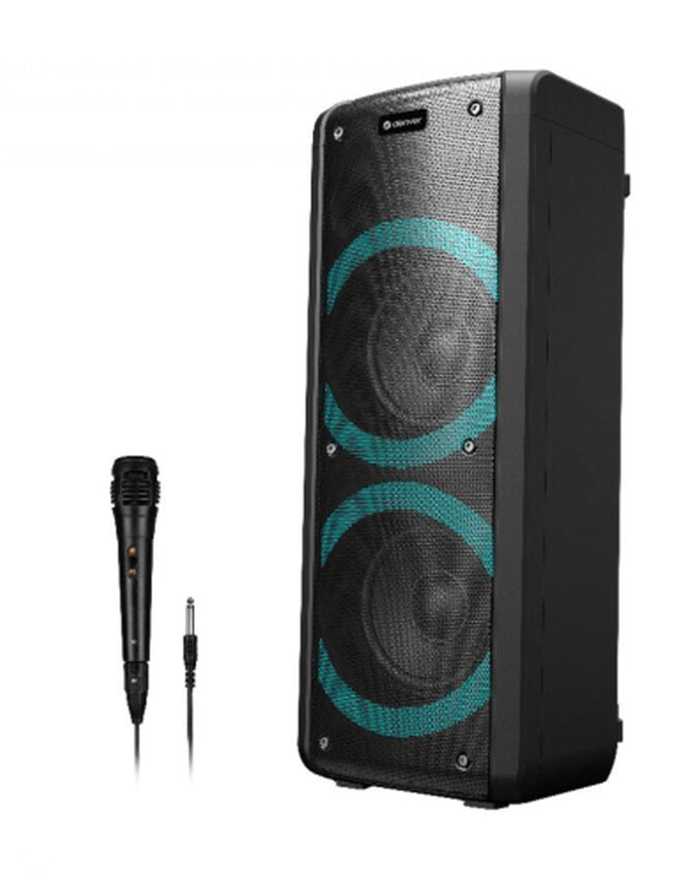 DENVER BPS-352 – Karaoke Bluetooth-Partylautsprecher