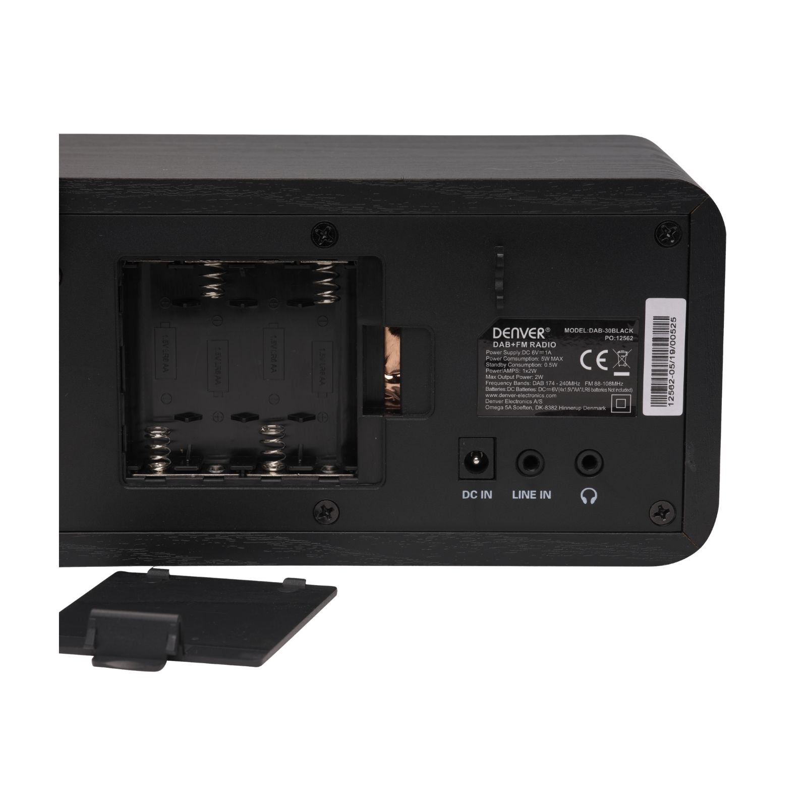 DENVER DAB-30B – Kompaktes DAB + Radio mit Bluetooth