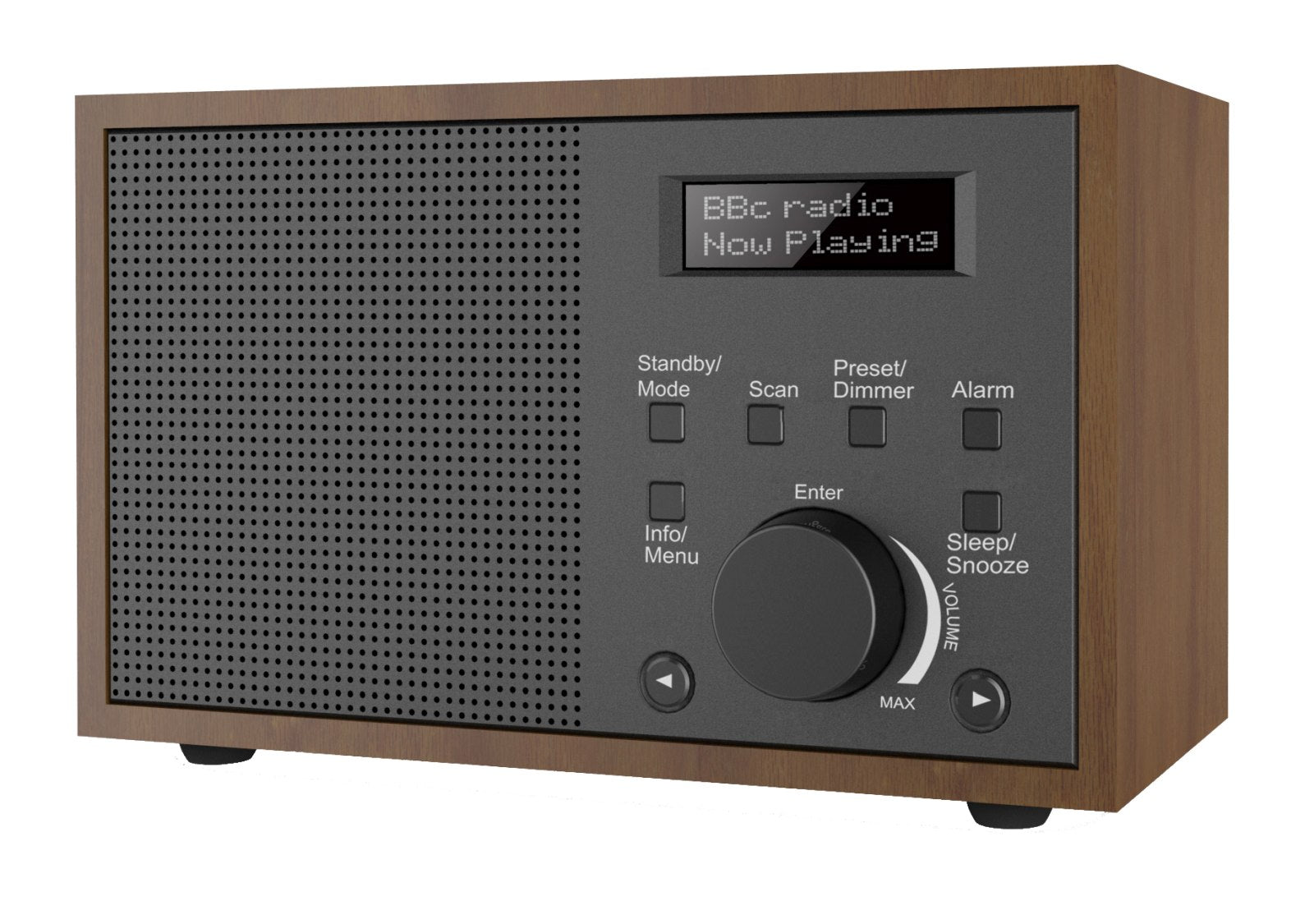 DENVER DAB-46DGR – Kompaktes DAB + Digitalradio