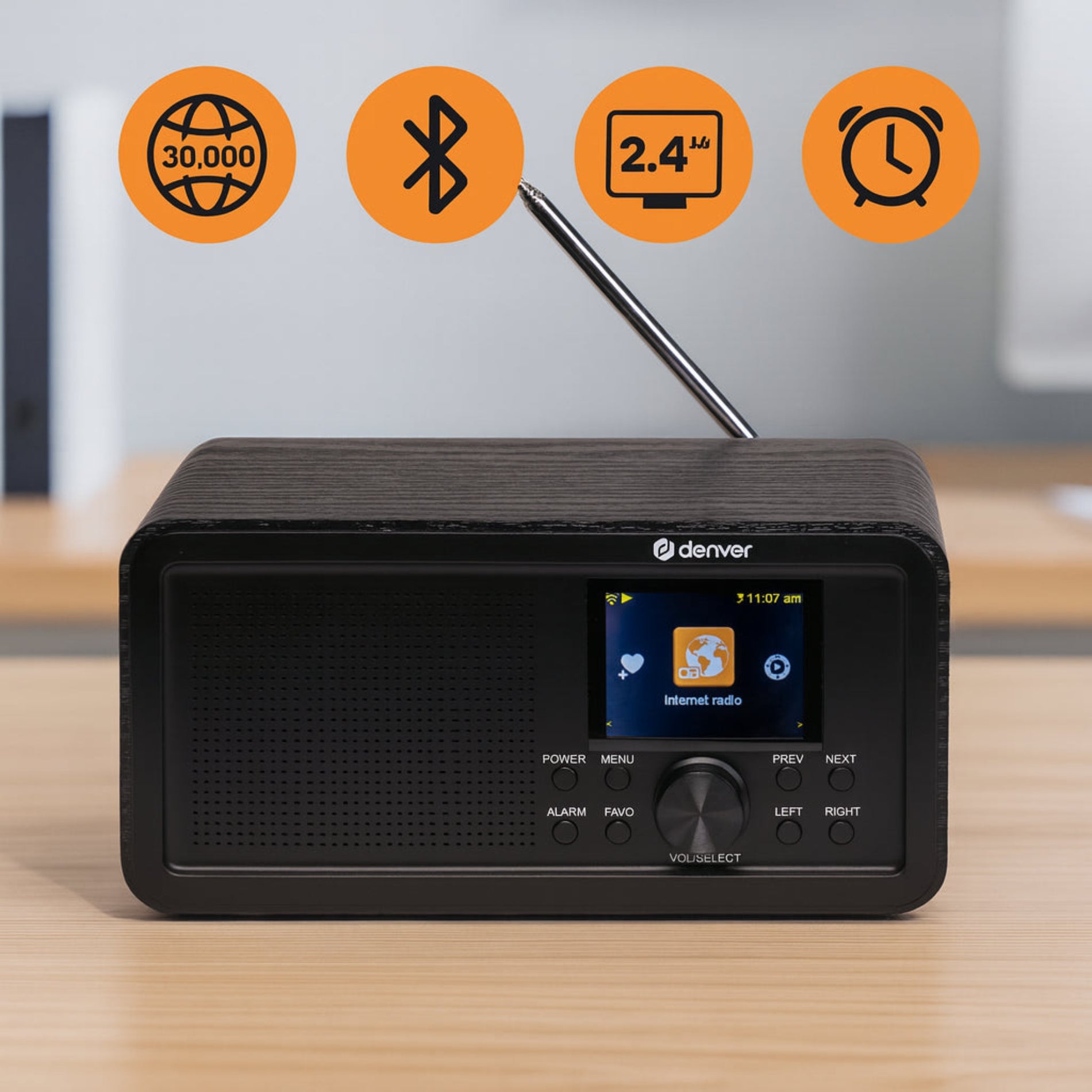 Denver DIR‑200 Internetradio smart kompakt DAB+ FM