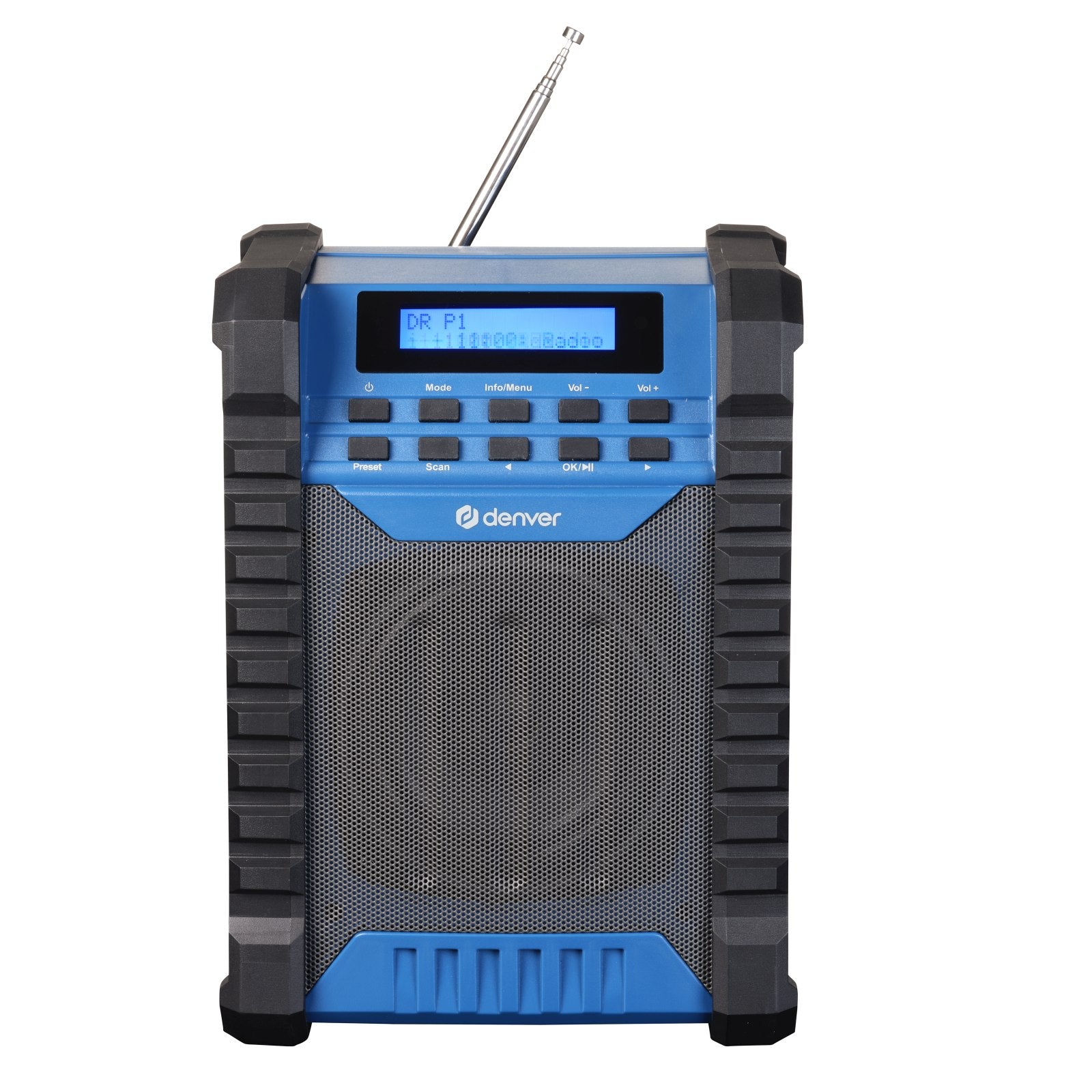 DENVER WRD-60 – Robustes Baustellenradio mit DAB+ Bluetooth