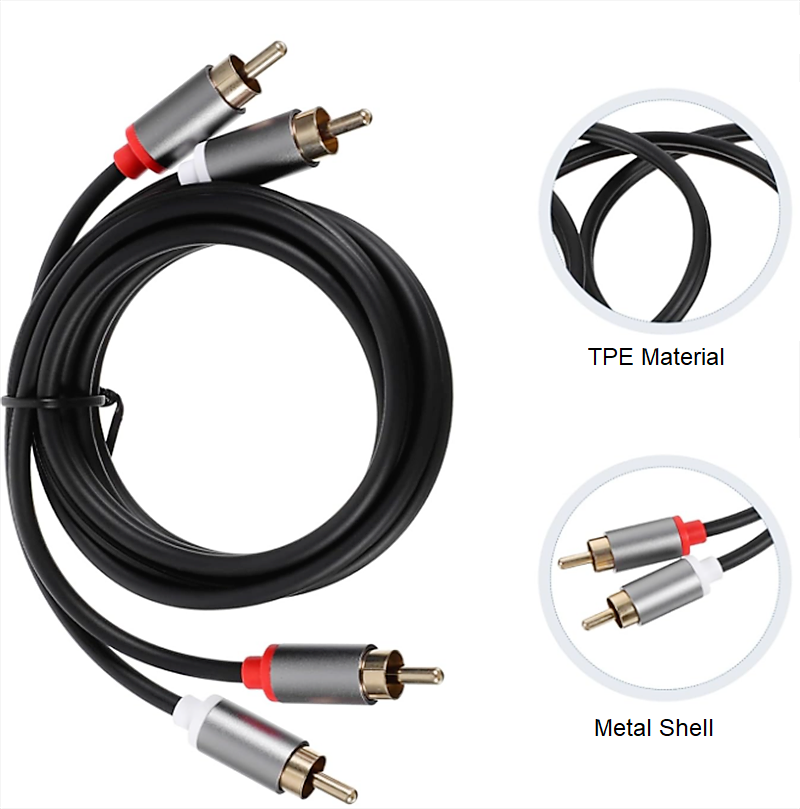 rca kabel hifi stereo vergoldete stecker – Ansicht 10 – Produktbild von Soundmaxx Online