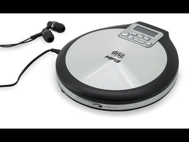 Soundmaster CD9220 lettore CD portatile in stile Discman con funzione audiolibro e Resume, Anti-Shock e X-Bass