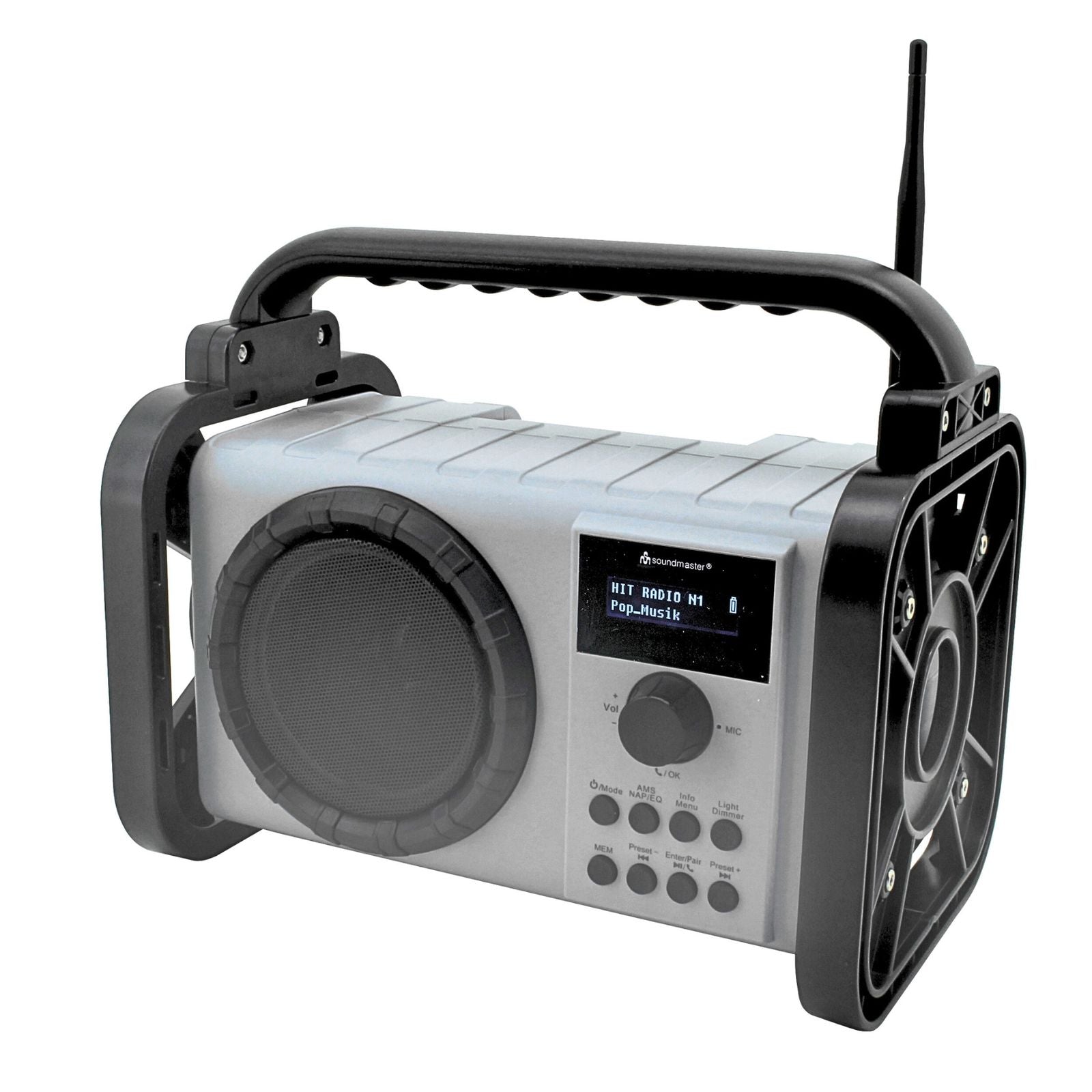 Soundmaster DAB80SG Baustellenradio Gartenradio