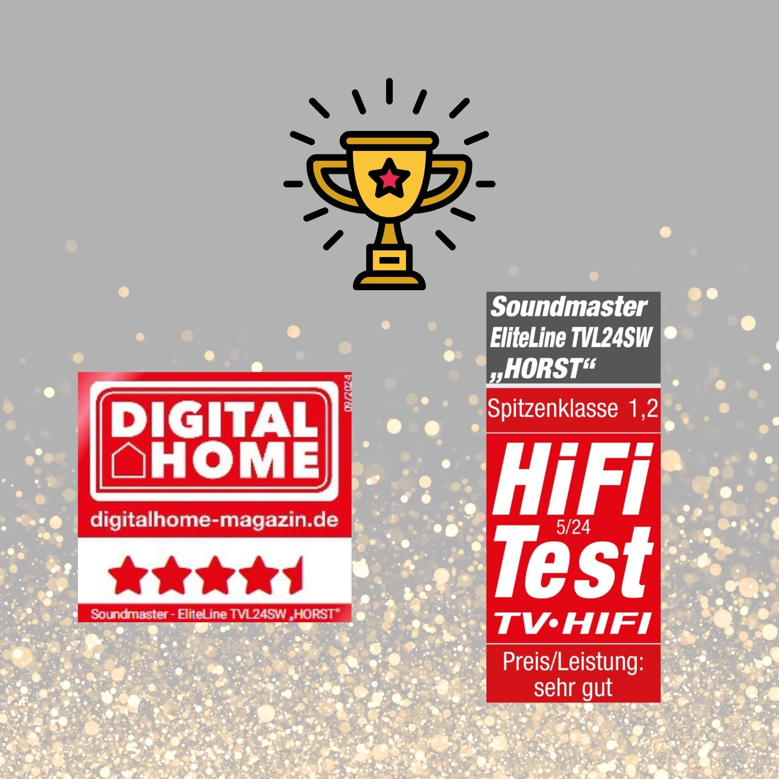 soundmaster eliteline soundmaster horst tvl24sw kabelloser tv lautsprecher mit sprach dialogverstarker – Seitenansicht – Produktbild von Soundmaxx Online