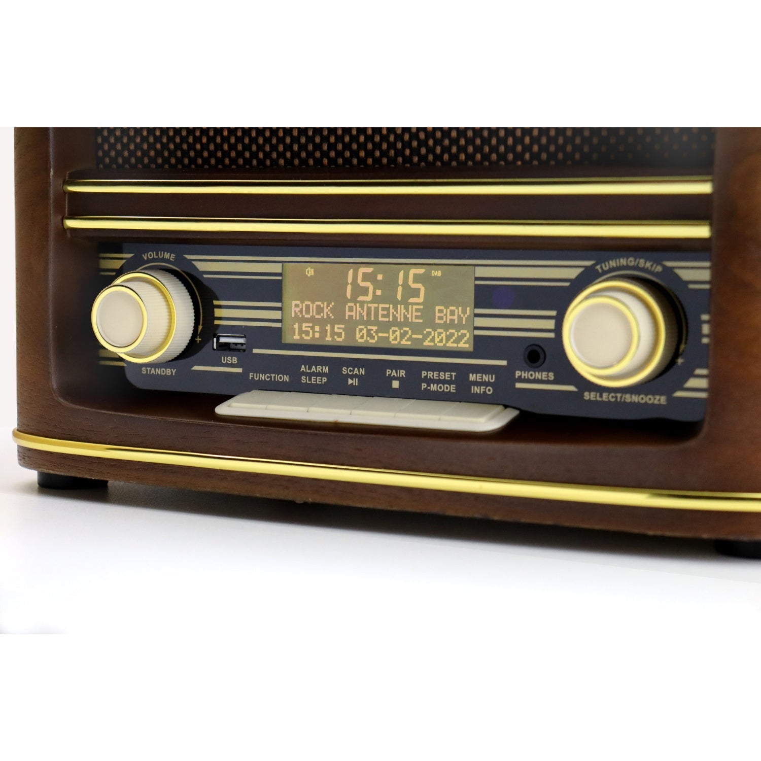 soundmaster nr961 nostalgie retro stereo dab digitalradio kompaktanlage stereoanlage cd player mp3 usb bluetooth aux in equalizer – Ansicht 8 – Produktbild von Soundmaxx Online