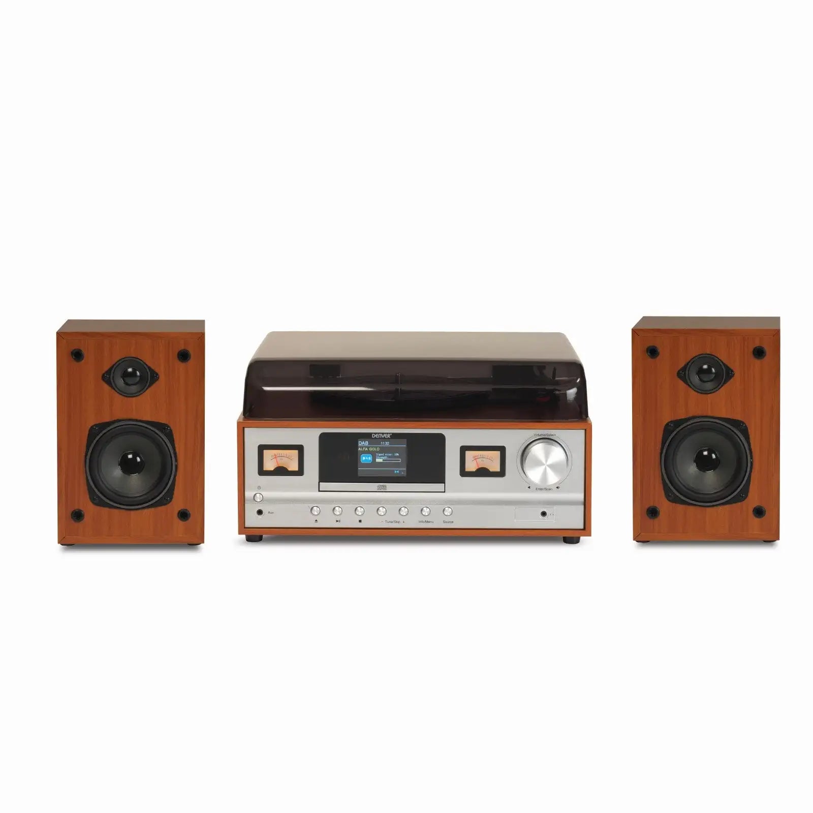 Denver MRD-52LW Light Wood – Retro Musikcenter mit DAB+