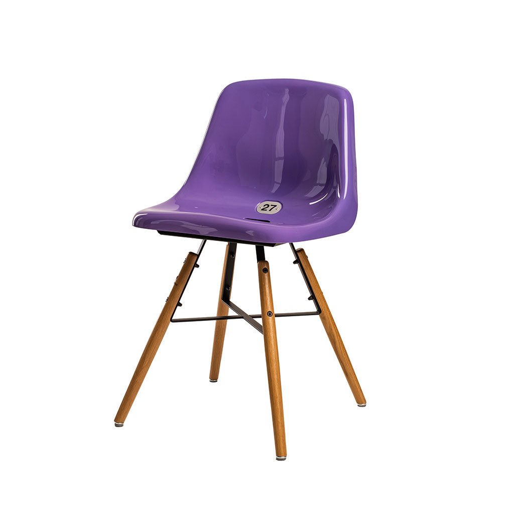 STADICHAIR mit Stadionsitz in LILA - Stuhl - 50cm Sitzhöhe