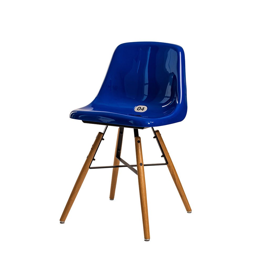 STADICHAIR mit Stadionsitz in KÖNIGSBLAU - 50cm Sitzhöhe