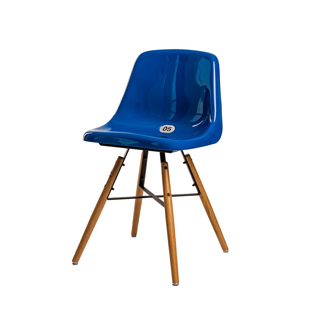 STADICHAIR mit Stadionsitz in BLAU - 50cm Sitzhöhe