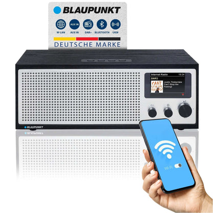 Blaupunkt Internetradio mit DAB+ | NAPOLI - Schwarz - Radio