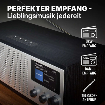Blaupunkt Internetradio mit DAB+ | NAPOLI - Schwarz - Radio